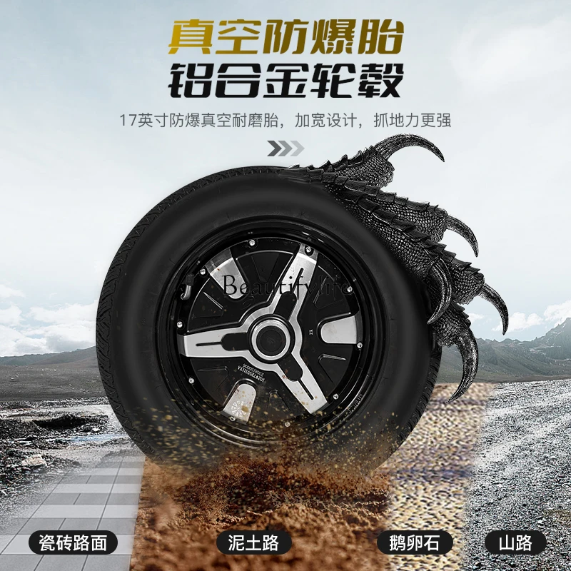 2 Electric tricycle minibus can be licensed with shed mountain climbing family scooter