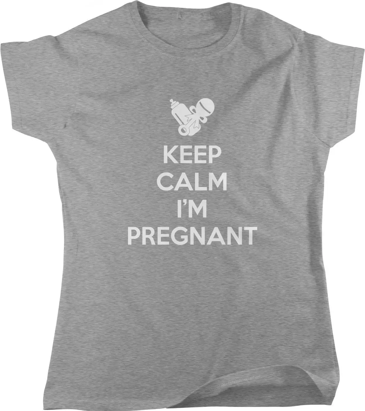 Keep Calm I'm Pregnant Women's T shirt HOOD_00160