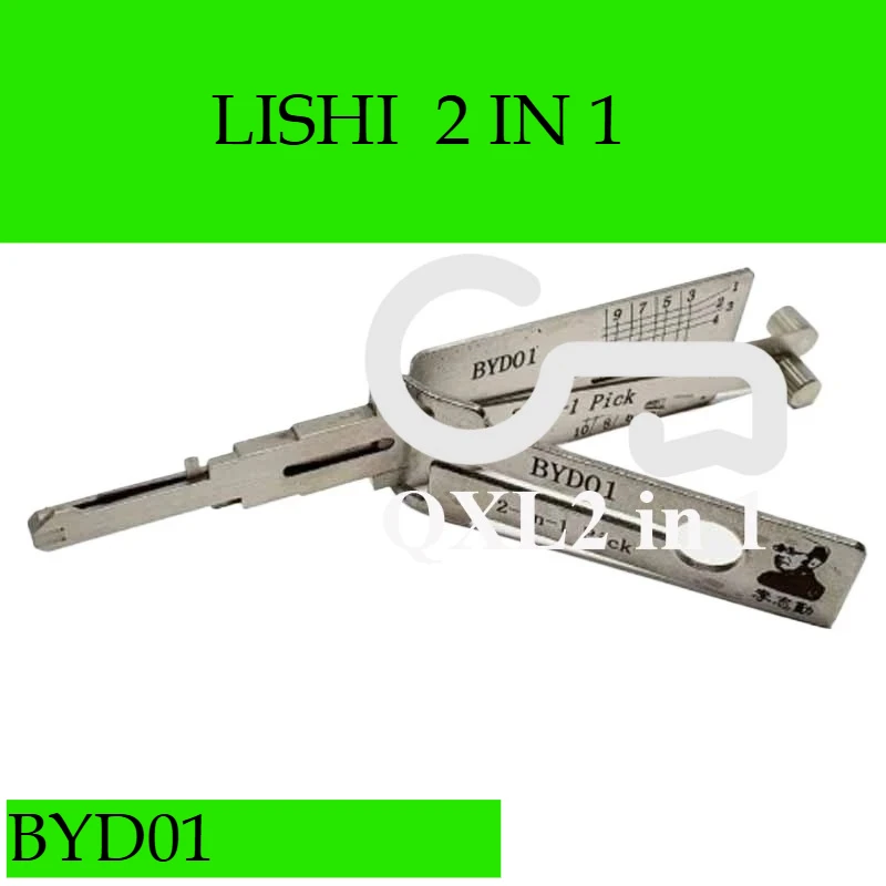 

ToolS Lockpick Lishi for Mitsubishi BYD01 2-in-1 Pick and Decoder for BYD Key Way Lock Pick Car Lock Picking Locksmith Ganzua