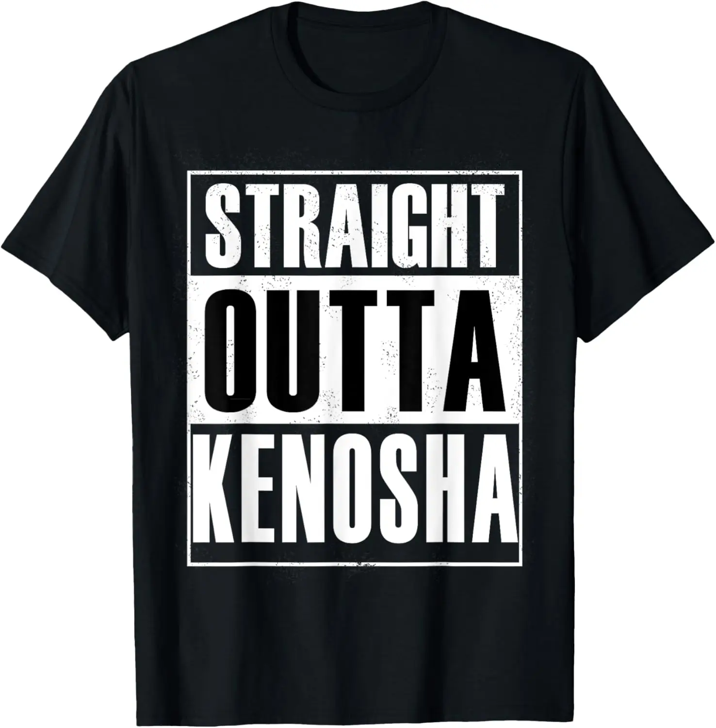 Straight Outta Kenosha Wisconsin Funny T Shirt