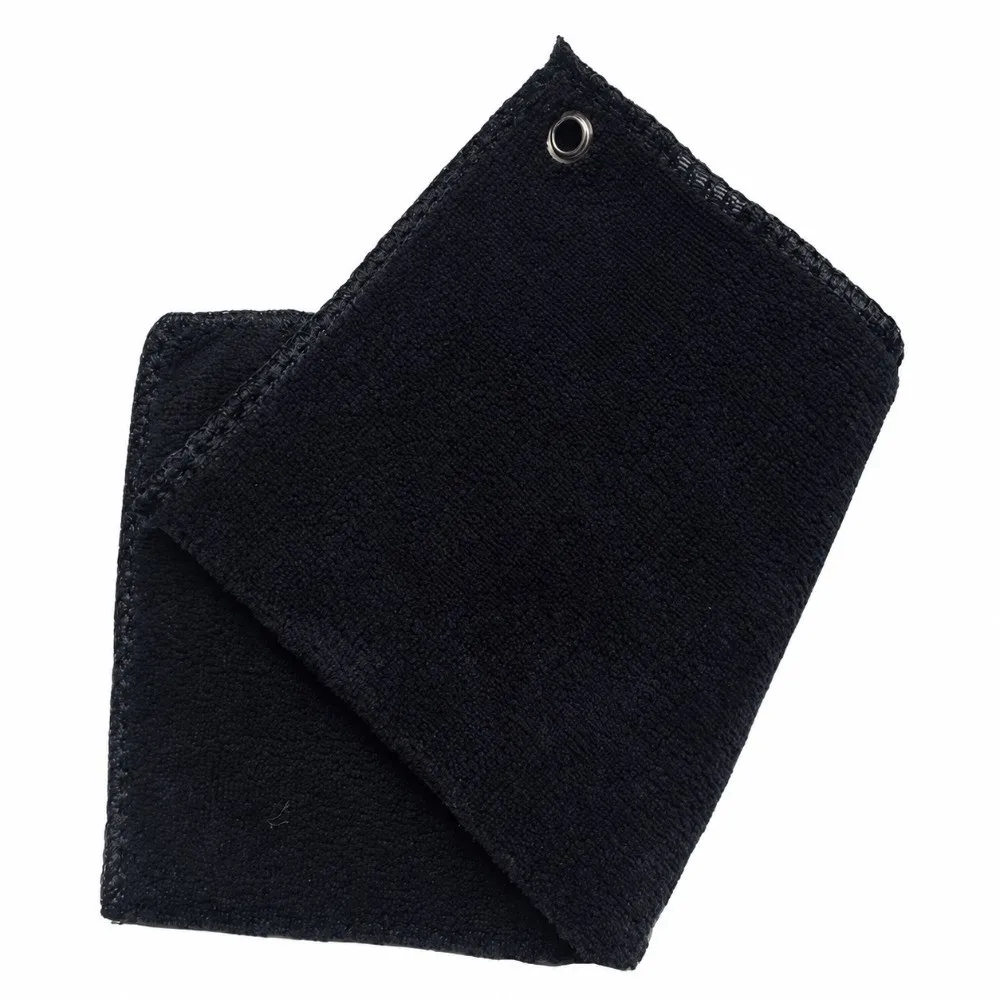 Durable Microfiber Golf Towel Absorbent Quick Drying Golf Cleaning Cloth with Retractable Hook Golf Wipe Cloth Golf Supplies