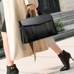 Large Capacity Pu Leather Women's Bag 2023 New Ladies Handbags Shoulder Bag Crocodile Pattern Women Tote Bag Crossbady Bags