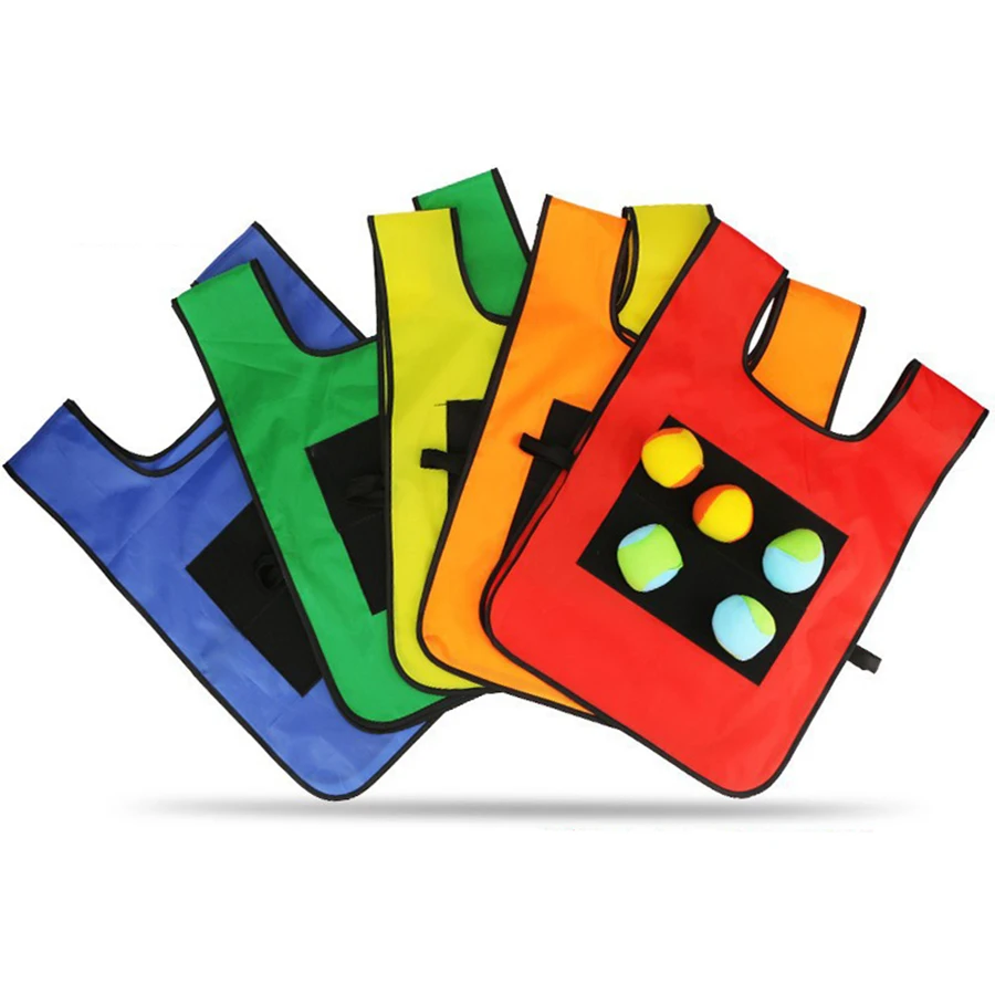 لزجة الكرة سترة قفازات مجموعة مع 5 قطعة 6 سنتيمتر لينة الكرة في الهواء الطلق التفاعلية رمي الكرة الرياضية لعبة لزجة الهدف لعبة الرمل مجموعة #3