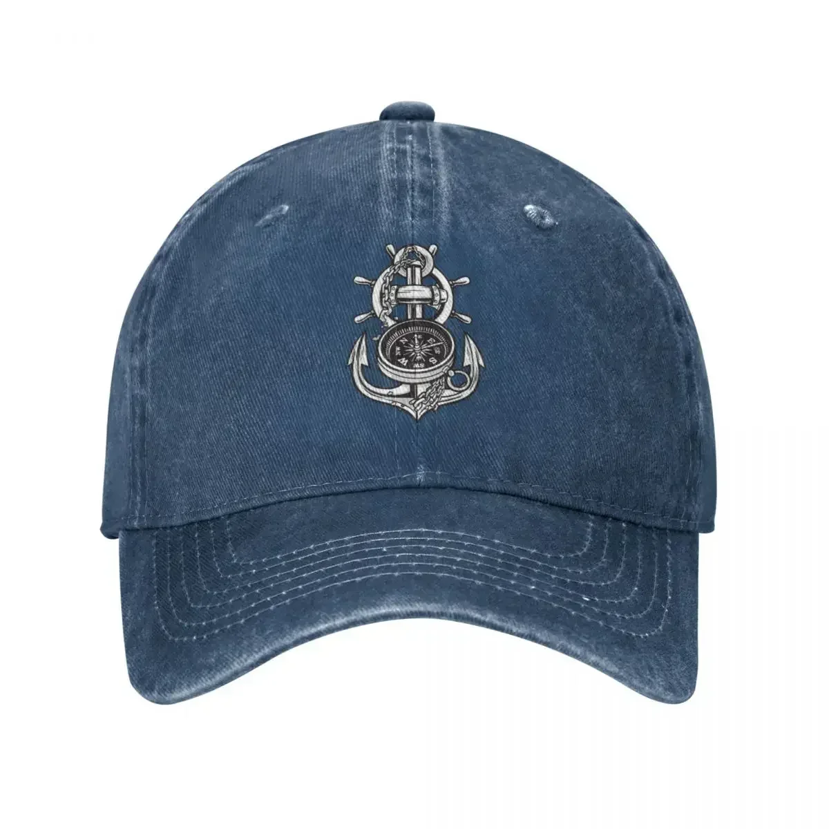 Anchor cool compass boat marine sea motif Baseball Cap Luxury  s For Men Women'S