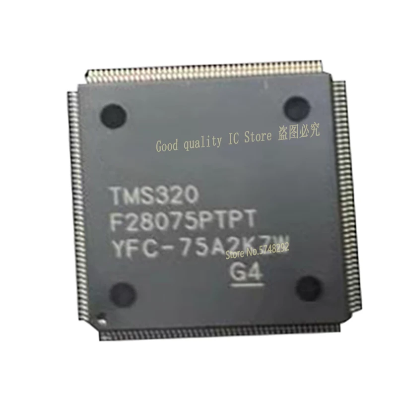 1PCS/lot  TMS320F28075PTPT TMS320F28075 QFP176 processor ic chips 100% new imported original