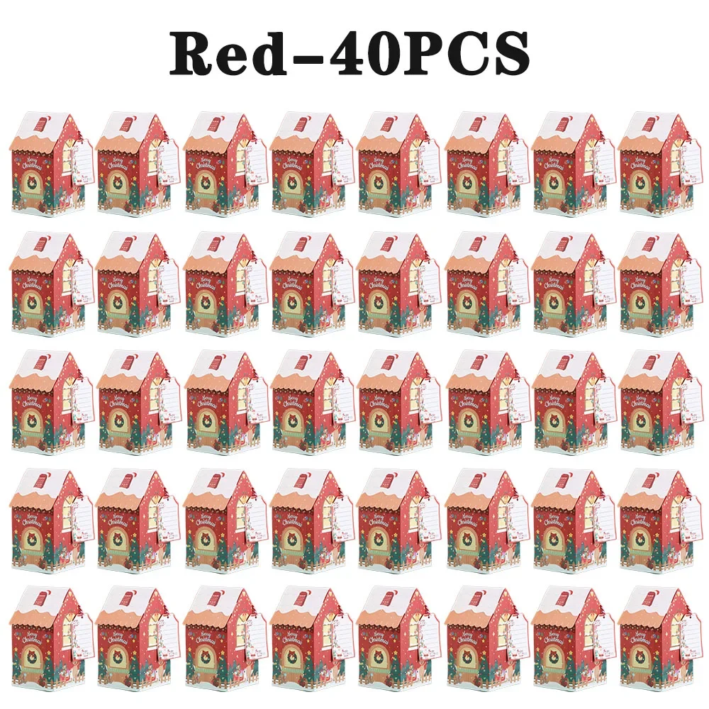 Christmas House Shape Candy Gift Box