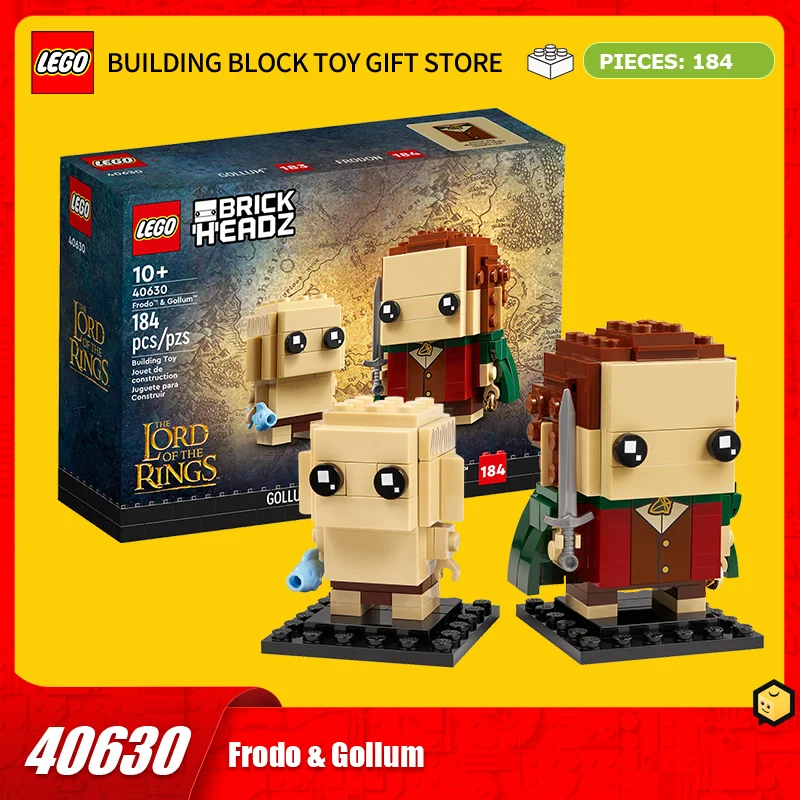 ตัวต่อเลโก้ ซีรีส์หัวเหลี่ยม 40630 โฟรโด้และกอลลัม ตัวต่อของเล่นเด็ก ของขวัญ