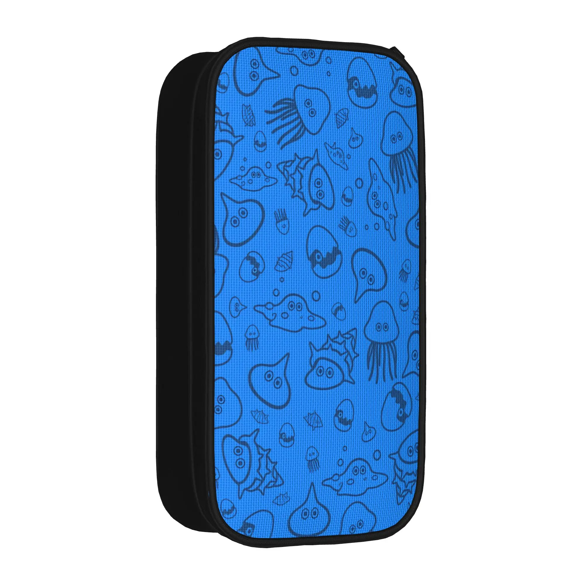 Dragon Quest Slime  Pencil Case  University Pencil Box Kids Canvas Retro School Pencil Cases Graphic Supplies