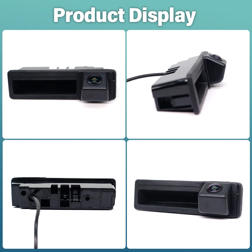 HD Car Trunk Handle Camera Rear view Camera CCD Night Vision For Audi A5 Cabriolet A6 C6 4F S6 RS6 Q7 2005~2017 Fisheye Lens