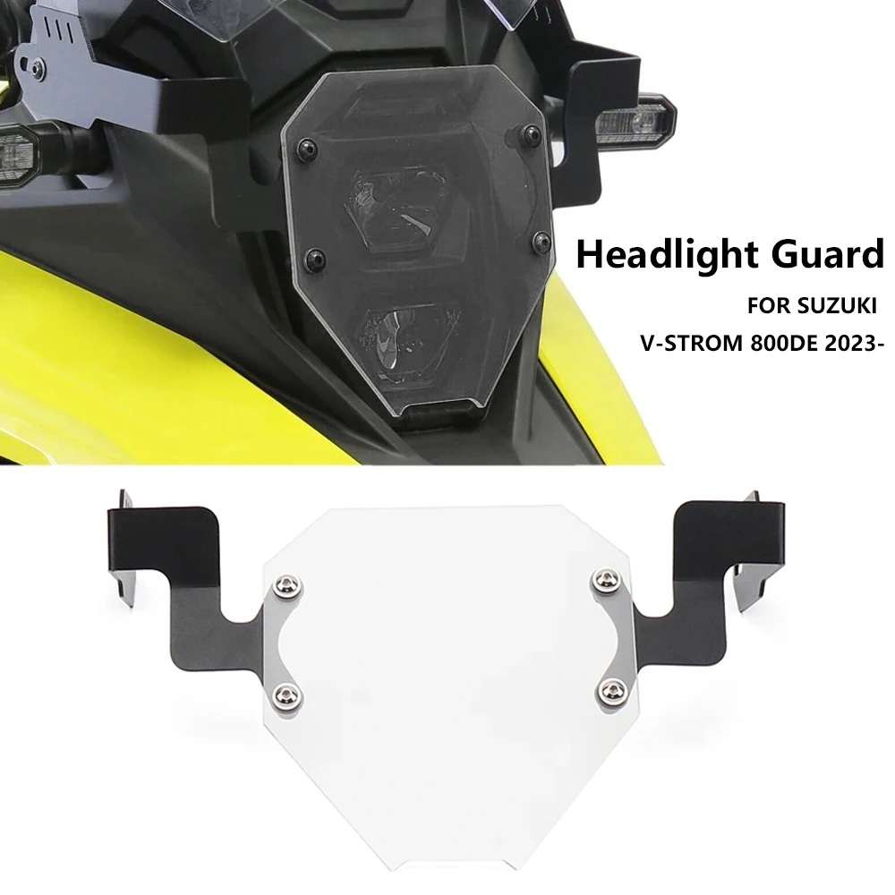 For SUZUKI V-STROM 800DE 800de New Headlight Cover Motorcycle Acrylic Headlight Guards V-Strom 800 DE Vstrom 800DE 2023 2024