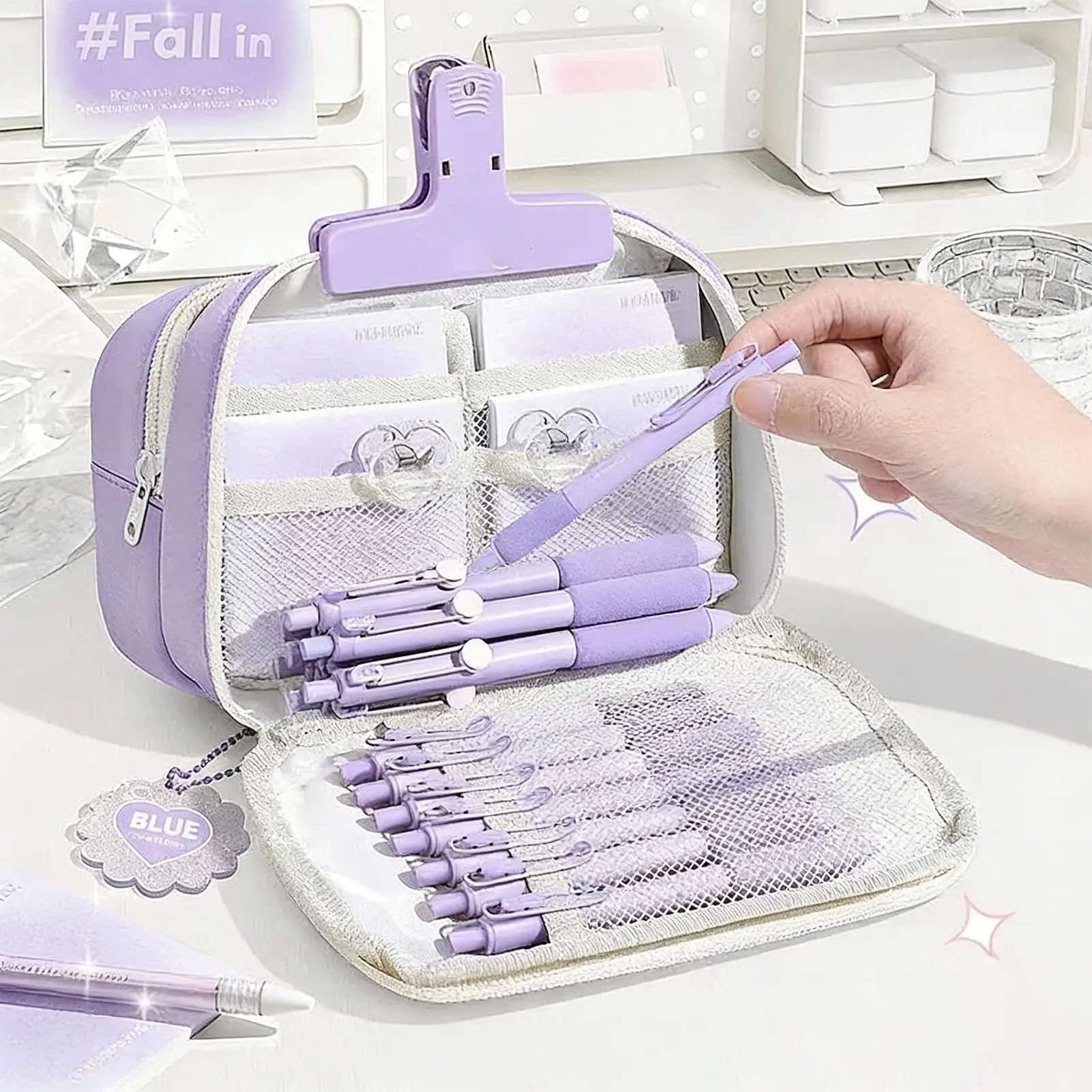 

Набор пеналов большой вместимости, органайзер для канцелярских принадлежностей, эстетичный набор канцелярии для девочек и мальчиков, для офиса, путешествий, колледжа, школы, для ручек