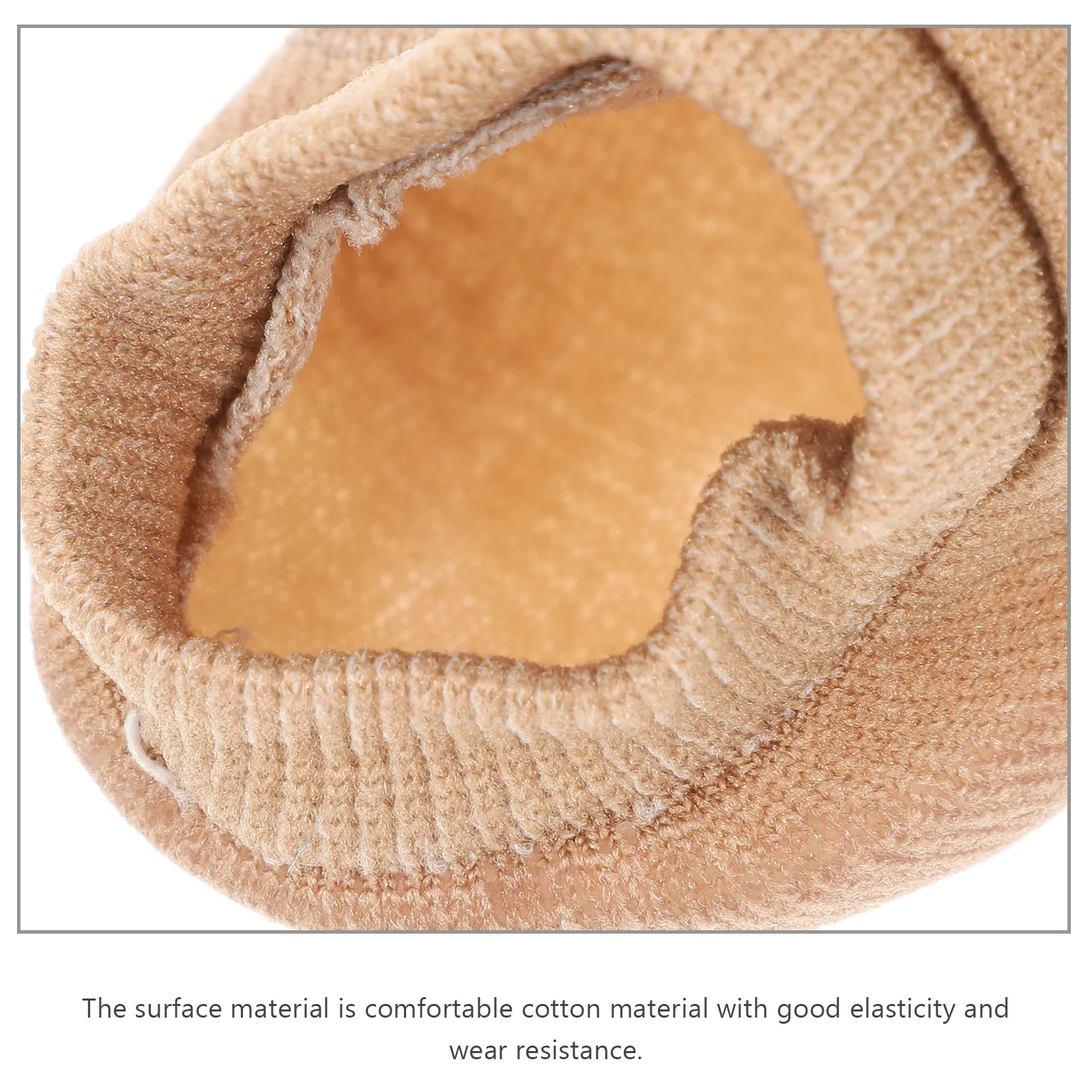 

4Pairs Toeless Heel Socks Gel Moisturizing Softens Horniness Prevents Cracks Breathable Elastic Wear Resistant
