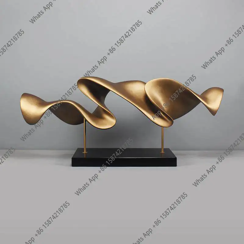 Sculpture decoration Abstract art Home decoration Hotel porch Model room Sales office Guest room Light luxury ornament Large