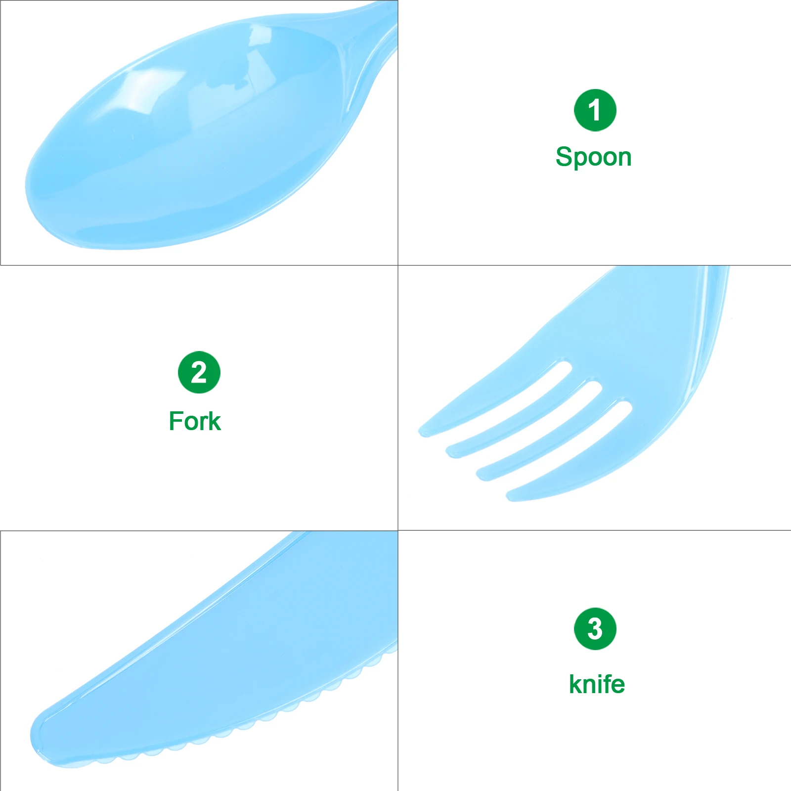 

1 set Football Themed Cutlery Set Reusable Outdoor Camping Utensils Travel Spoon Fork Picnic Lunch Accessories Plastic for Party