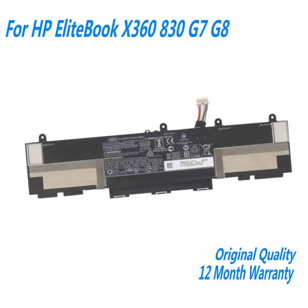 

NEW Original HSN-I42C CX03XL Laptop Battery For HP EliteBook X360 830 G7 G8 HSTNN-IB9G L78551-005 L77624-421