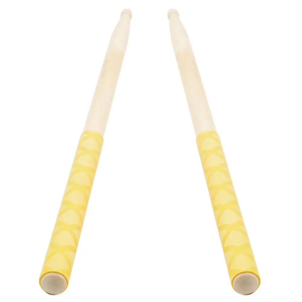 

2Pcs Drum Sticks Non-slip Cover X-texture Pattern Handle Drumsticks Protectors Sleeve Accessories For Drummer Playing