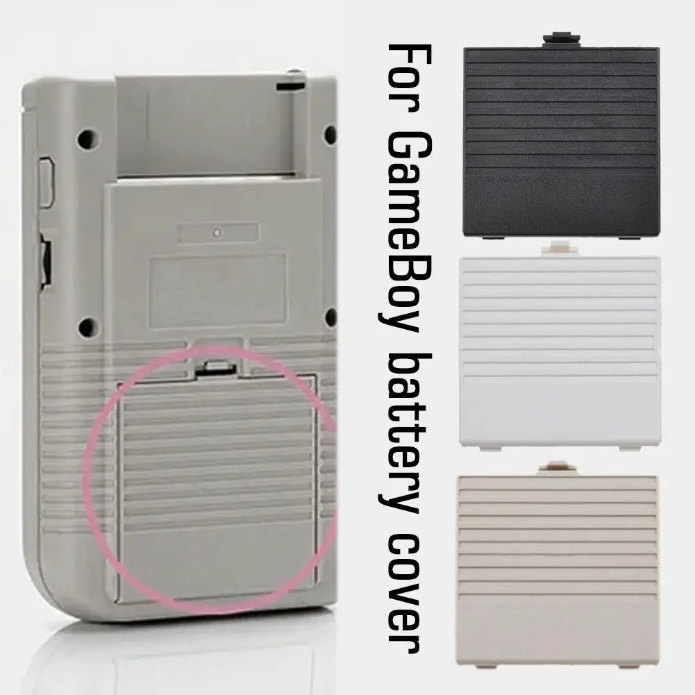 Battery Cover for Game Boy Classic GB-DMG GBO Back Replacement Battery Door Cover Clip Case Grey White Black Game Accessories