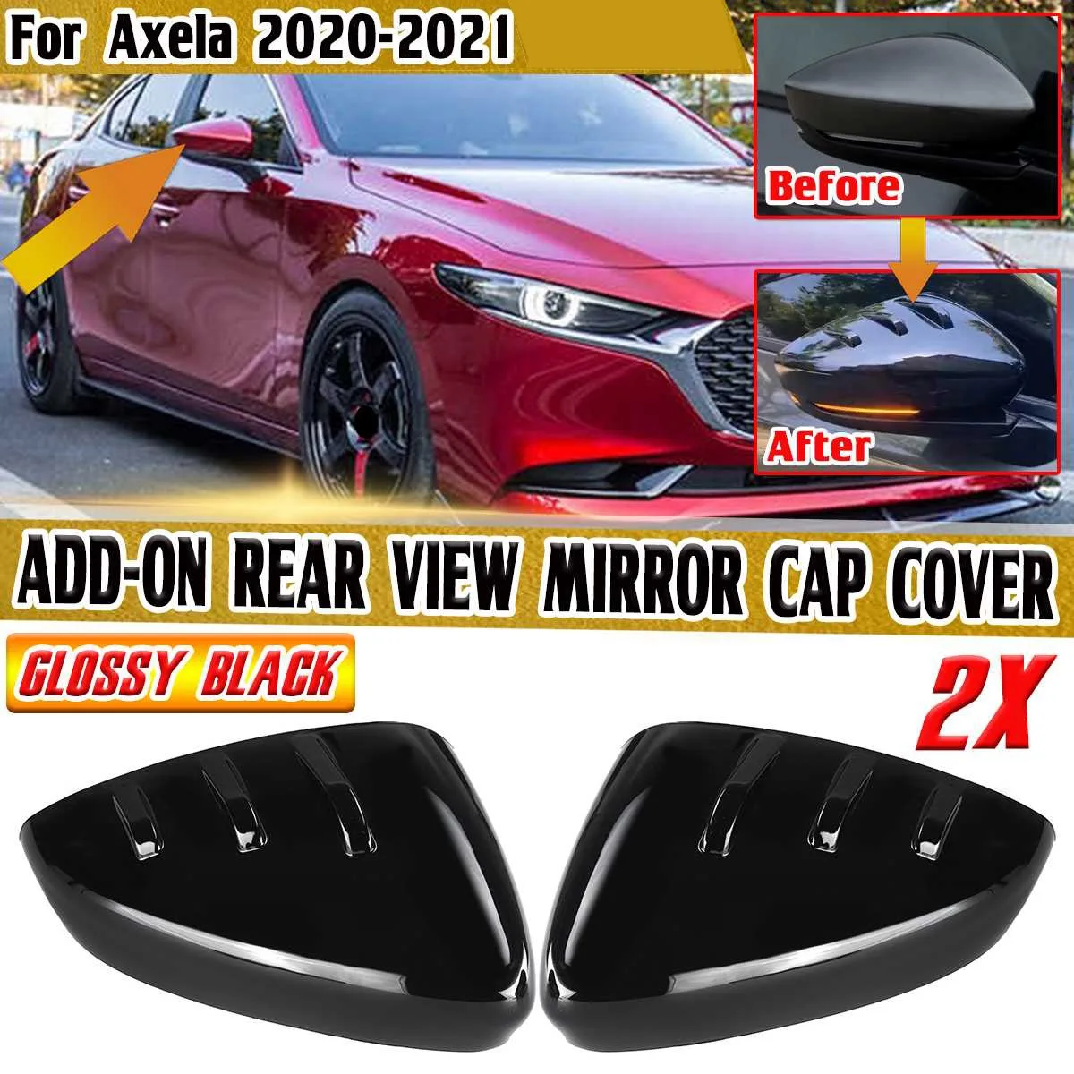 

Автомобильное углеродное волокно, боковое стекло заднего вида, крышка зеркала заднего вида, накладка на рамку, колпачки боковых зеркал для Mazda 3 Axela 2020-2021