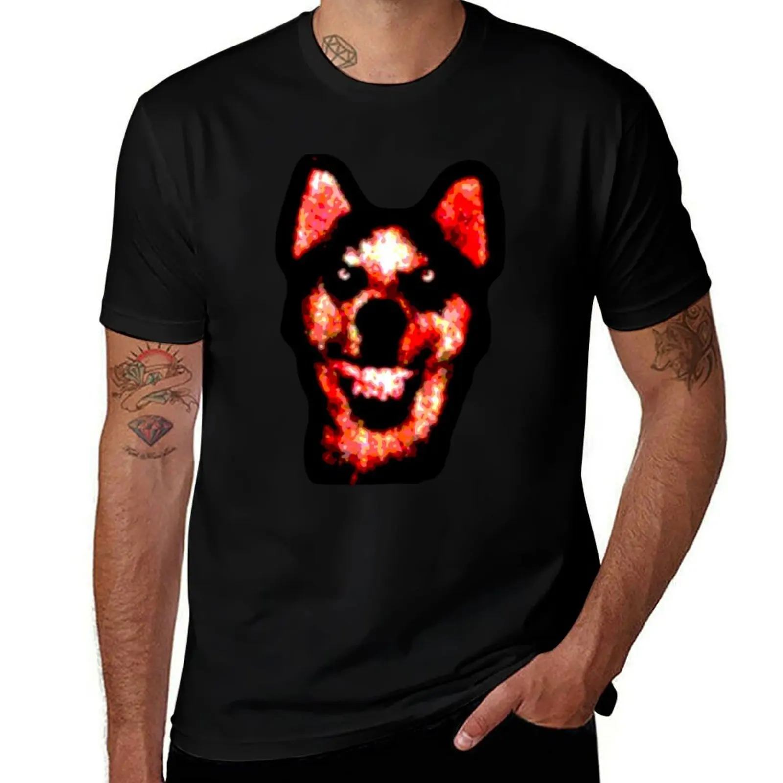 

Smile Dog (CreepyPasta) T-Shirt Stretch Fabric Comfort T-Shirt