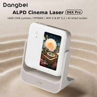 Dangbei D6X Pro ALDP Laser Projector 1600 CVIA Lumen Support 4K Touch Screen Outdoor Portable Projector Android Wifi  6 Smart TV