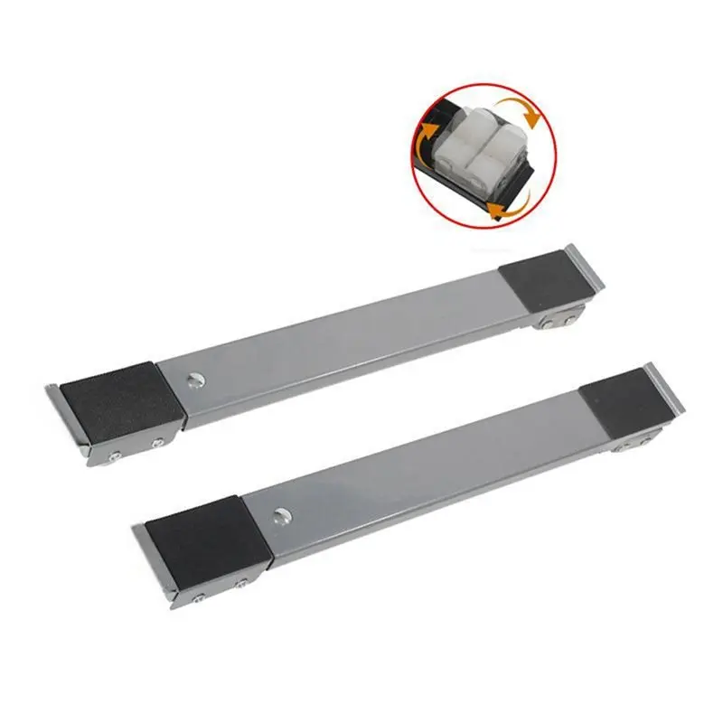 A76G-Rust-Proof Adjustable Stainless Steel Refrigerator Rack For Washing Machines 45-70 Cm Shock-Proof Support Holds Up To 200Kg