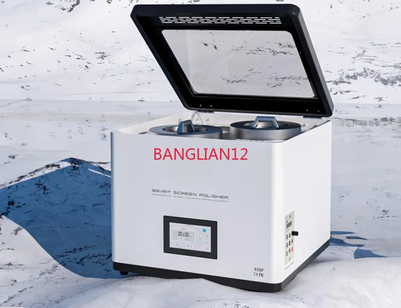 

Desktop 250w frequency conversion speed regulation double station polishing and grinding machine, screen scratch repair