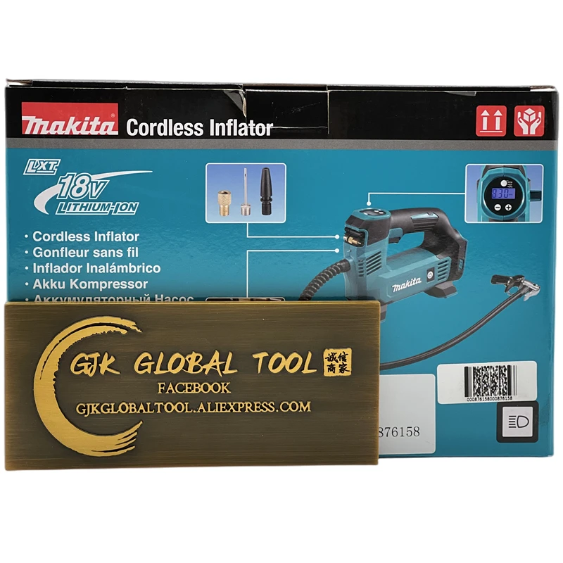 Makita DMP180ZX DMP180Z DMP180 18V LXT 120 PSI Lithium-Ion Cordless Inflator - Bare Tool