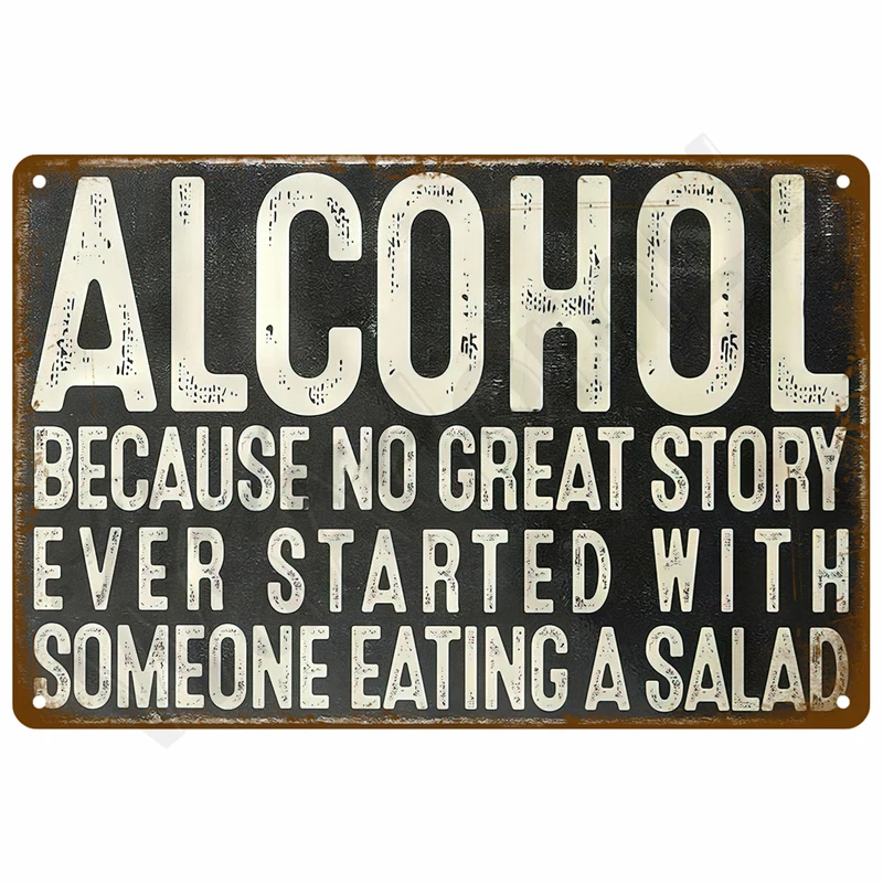Metal Sign Whiskey Wine Alcoho - Wine Beer Brand 评论和价格