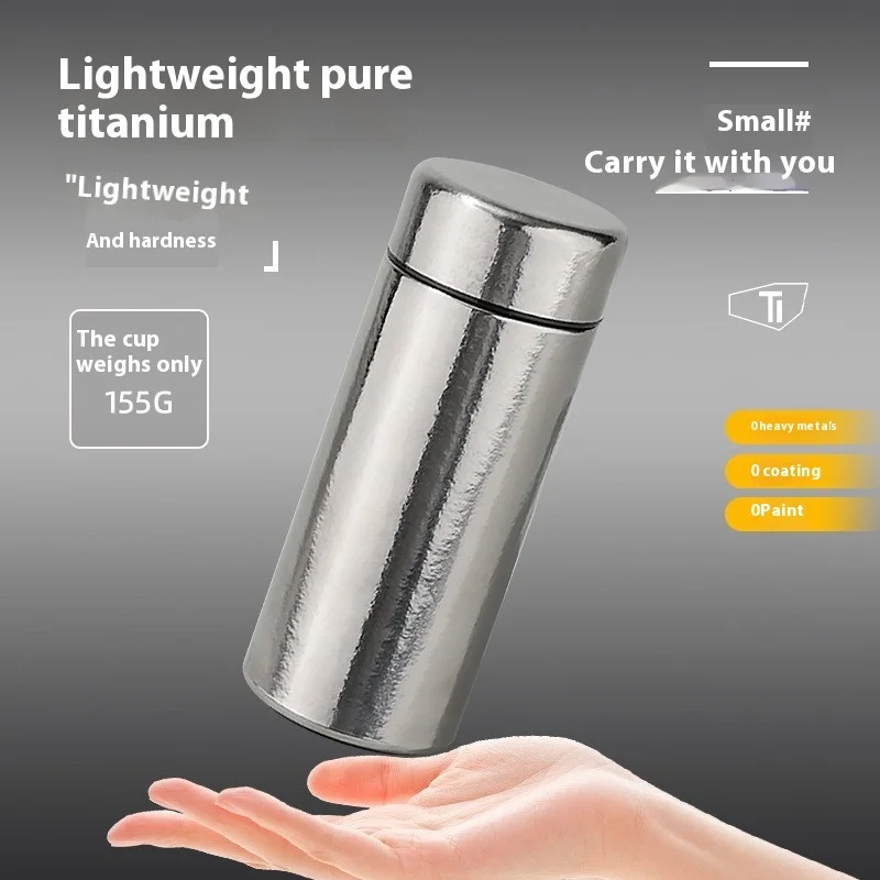كوب معزول من التيتانيوم فاك 7 أونصة | كوب بجيب مزدوج الجدار | قسط للجنسين | خفيفة الوزن للاستخدام في الهواء الطلق واليومية #2