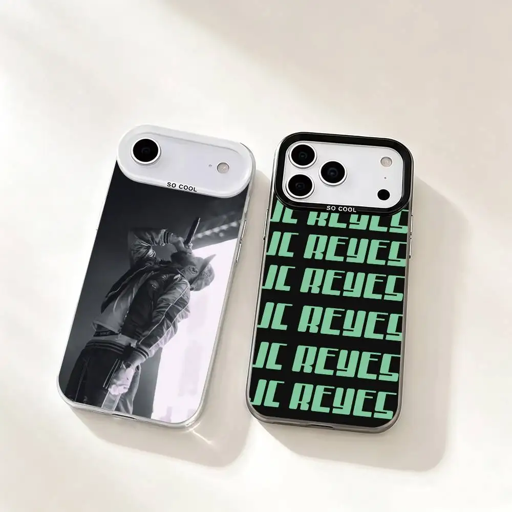 Rapper JC R-Reyes J-JC REYES Phone Case For iPhone 17,16,15,14,13,12,11 Plus,Pro Max,XS,Colored Silver Plated Inside Cover