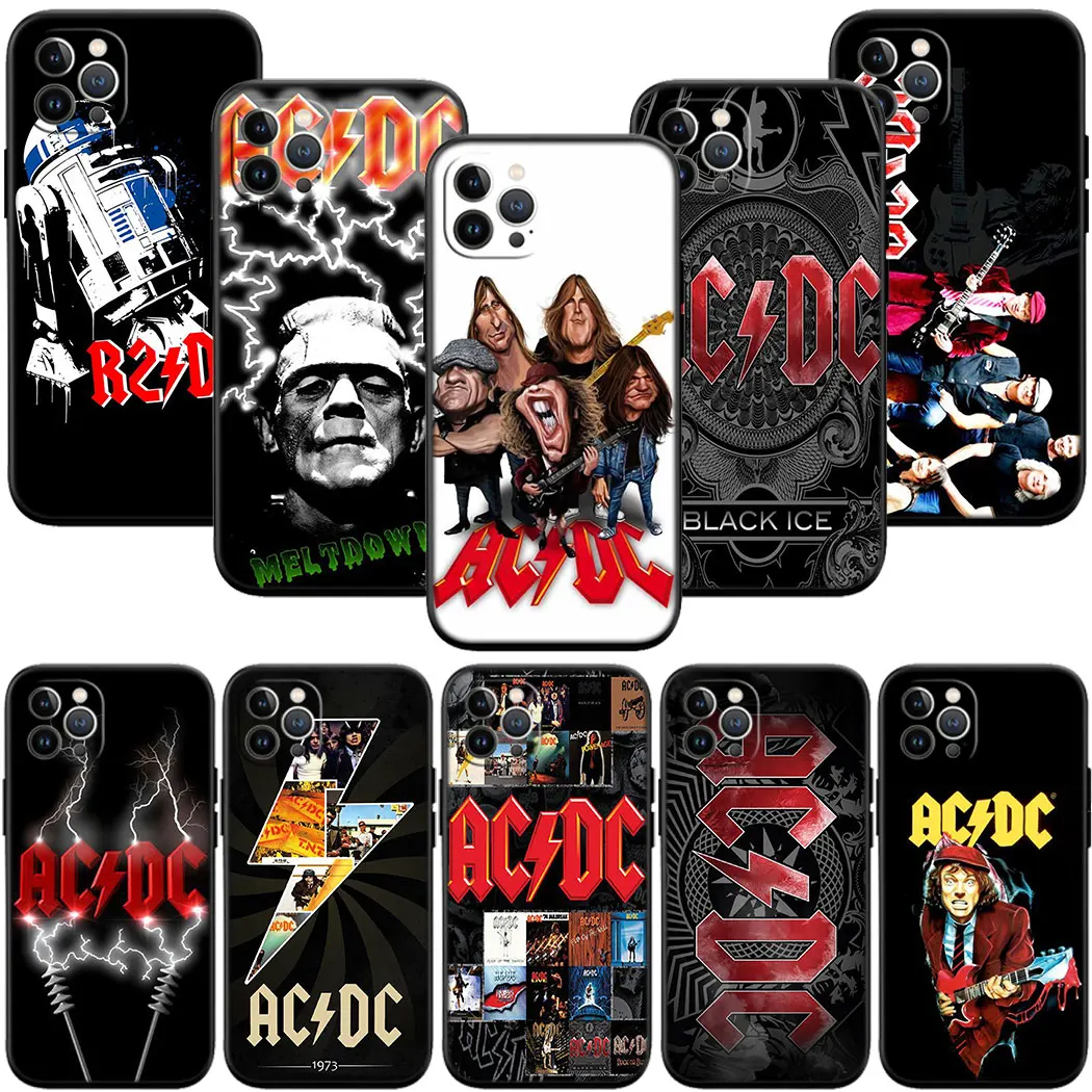 حافظة ناعمة A-acdc لهاتف Redmi Note 14 14C 10 10T 10S 10A 10X A3 Pro Max Plus S2 #1
