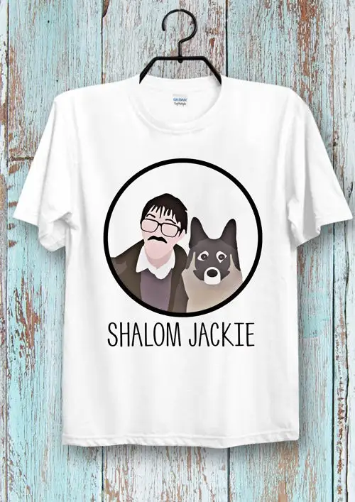 Shalom Friday Night Dinner T Shirt Jackie Jim Bell Super Cool Ideal Top for Ladies and Gentlemen