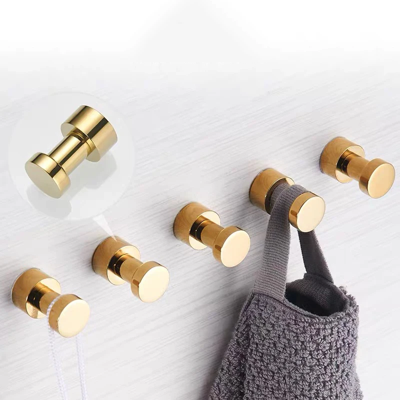 

Латунный настенный крючок, 1 шт., крючки для пальто и полотенец, медный кухонный крючок, крючок для одежды, золотые/серебряные/черные аксессуары для ванной комнаты