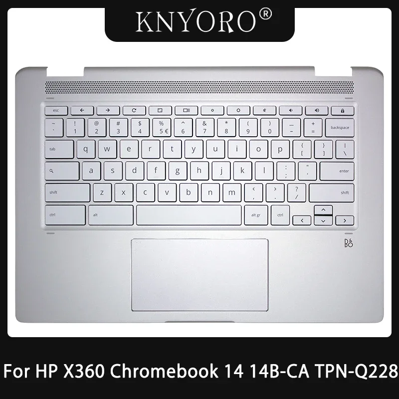 

Оригинальная новая клавиатура для ноутбука HP X360 Chromebook 14 14-ca TPN-Q228, подставка для рук, верхняя фотоклавиатура