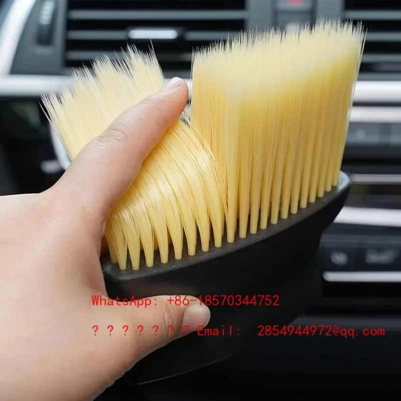 2026   Car Interior Sweeping Dust Soft Brush Car Wash Tool Artifact Car Interior Gap Dust Brush Air Outlet Cleaning Brush