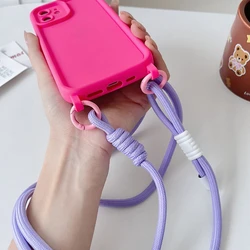 Simple Adjustable Mobile Phone Universal Lanyard Crossbody Rope Mobile Phone Long Lanyard Shoulder Strap Rope Lanyard Neck Rope