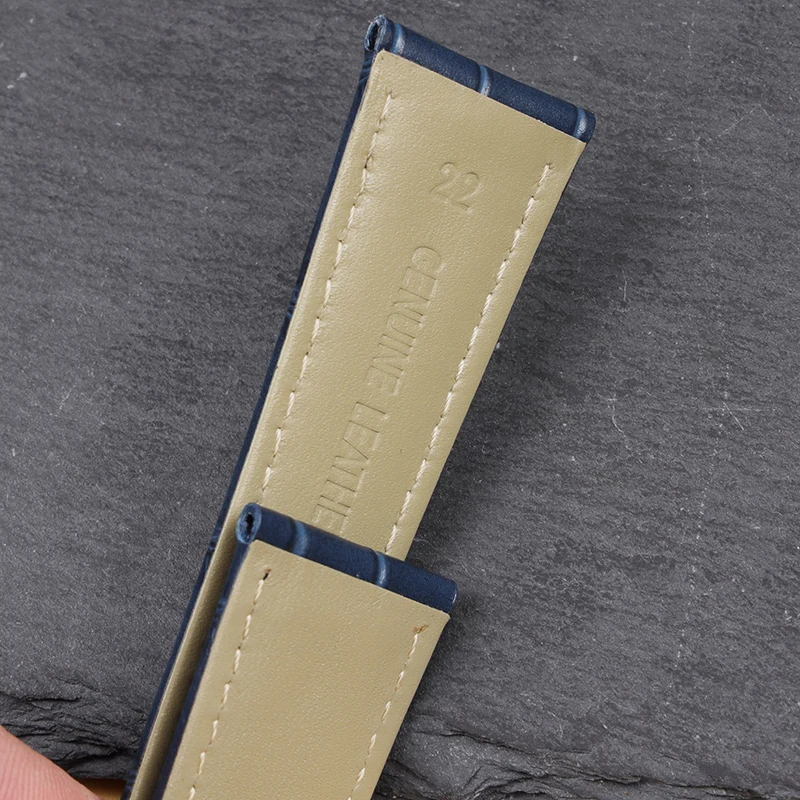 جلد العجل حزام ساعة اليد 18 مللي متر 20 مللي متر 22 مللي متر 24 مللي متر حزام الساعات للنساء الرجال ساعة اكسسوارات الصلبة مشبك أسود براون #4