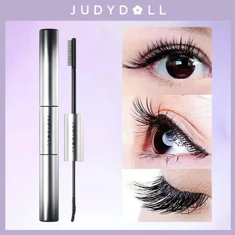 Judydoll Mascara Met Dubbele Kop, Wimpers Primer + Mascara, Waterdichte Curling Lange Dikke, Gladde Wimpers, Vergrote Ogen Gereedschap