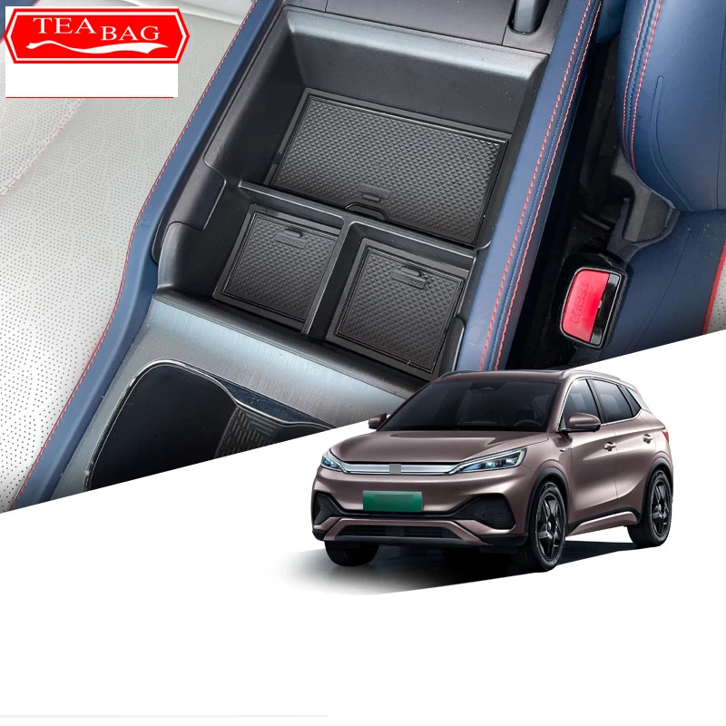 

For BYD ATTO 3 Yuan Plus Car Styling Armrest Storage Box Center Control Storage Box Compartment Storage Box Auto Accessories