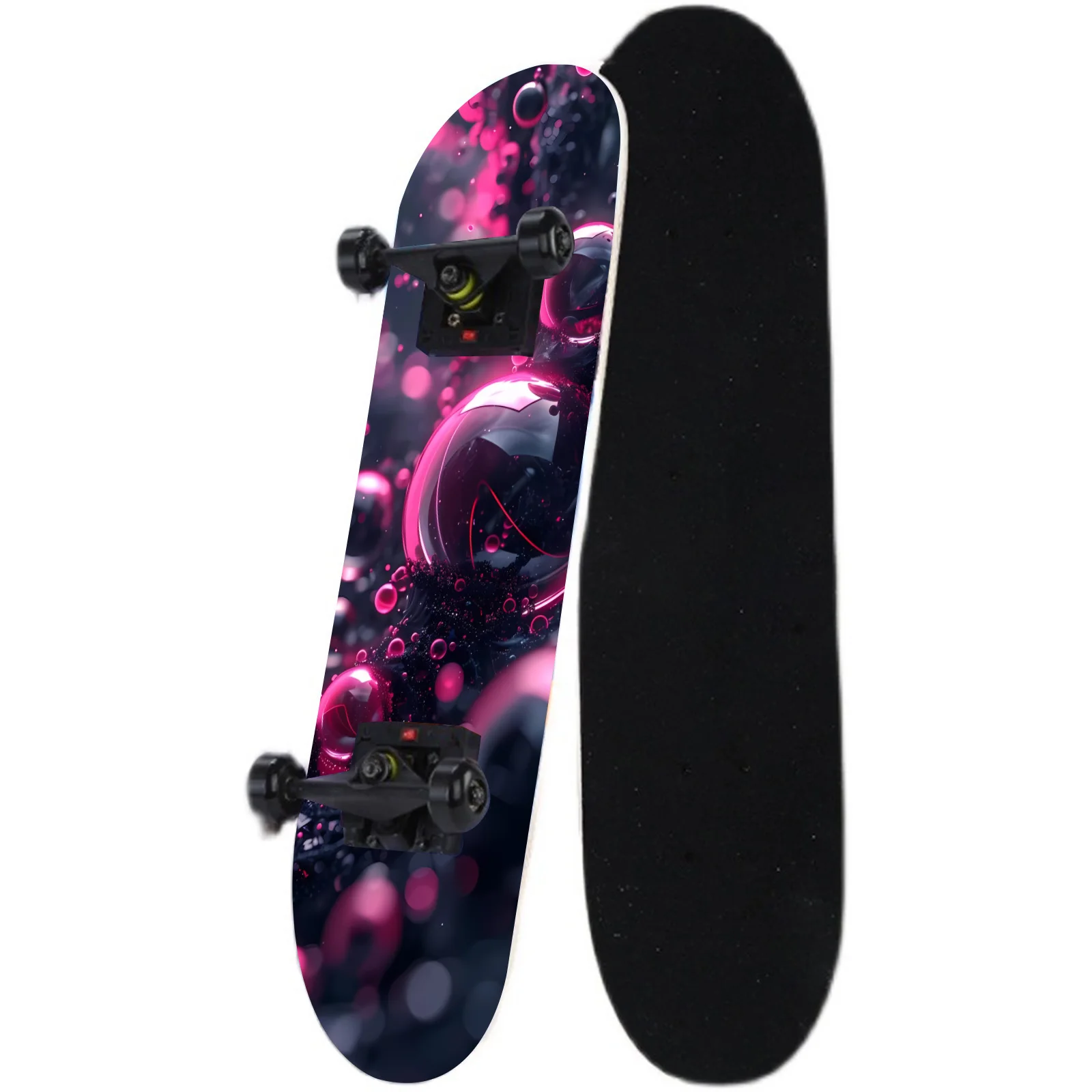 

1 piece skateboard trend decorative sticker, creative personality cool self-adhesive four-wheel skateboard sticker,
