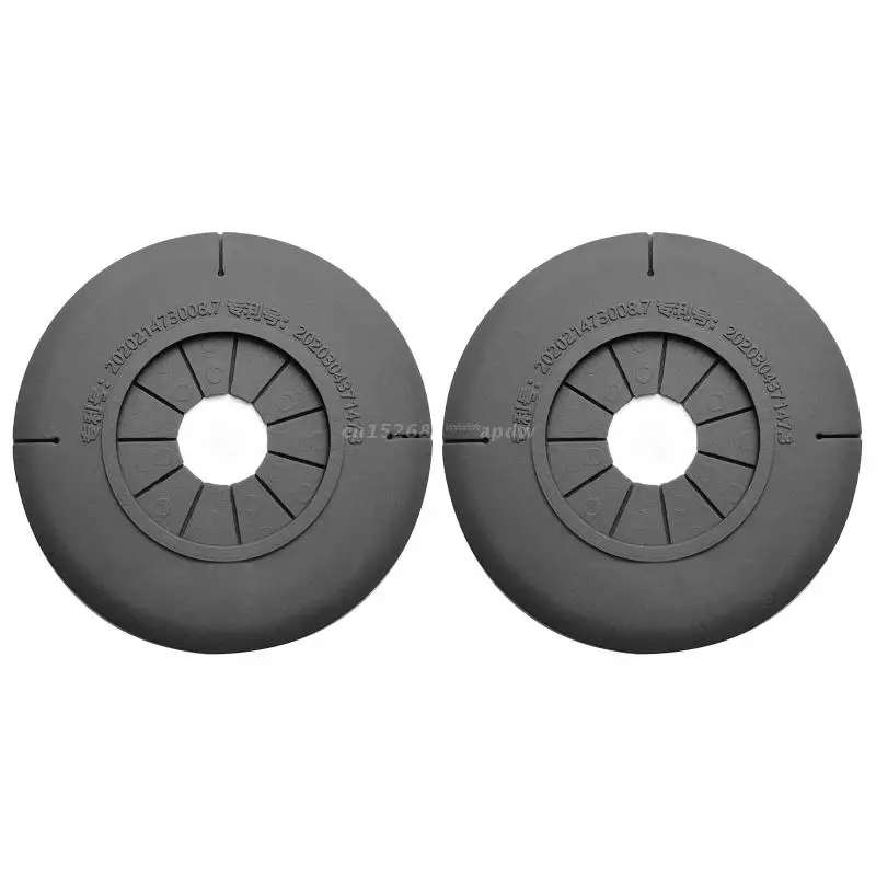 2PCS Car Windshield Wiper Arm Bottom Hole Protective Cover Silicone Dustproof Pad 15mm/10mm Hole Diameter