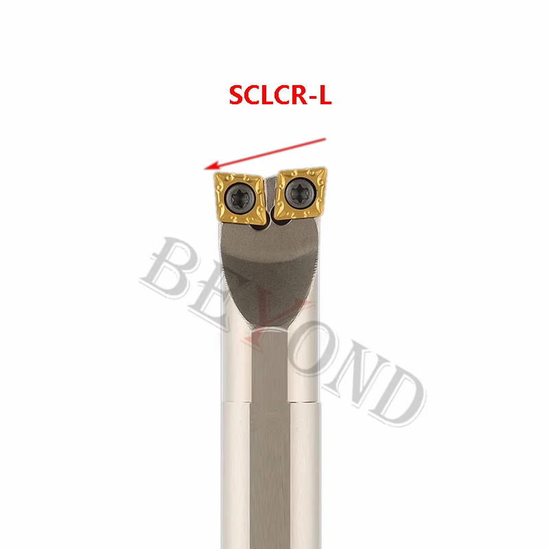 BEYOND S16Q-SCLCR06H SCLCR09R SCLCR06R SCLCR12R utensile per alesatura a doppia testa supporto per taglierina per tornitura interna S20R S25R SCLCR06 SCLCR