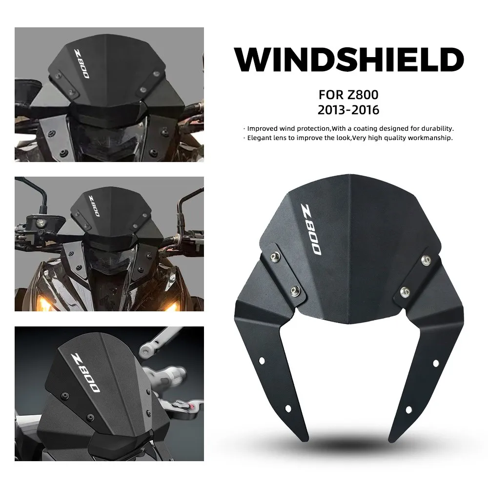 

Z800 Windscreen Accessories Motorcycle Front Screen Windshield Fairing Deflector Guard For KAWASAKI Z800 2013 2014 2015 2016