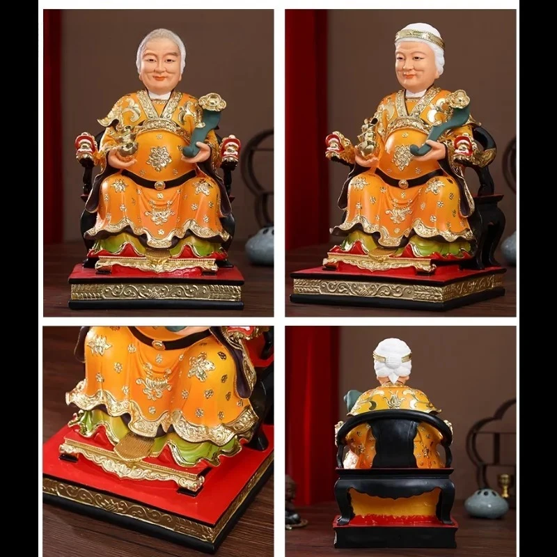1PCS 30cm Resin Earth God Earth Goddess Landlord God of Wealth Buddha Statue Fengshui Figure Statue Ornament view 6