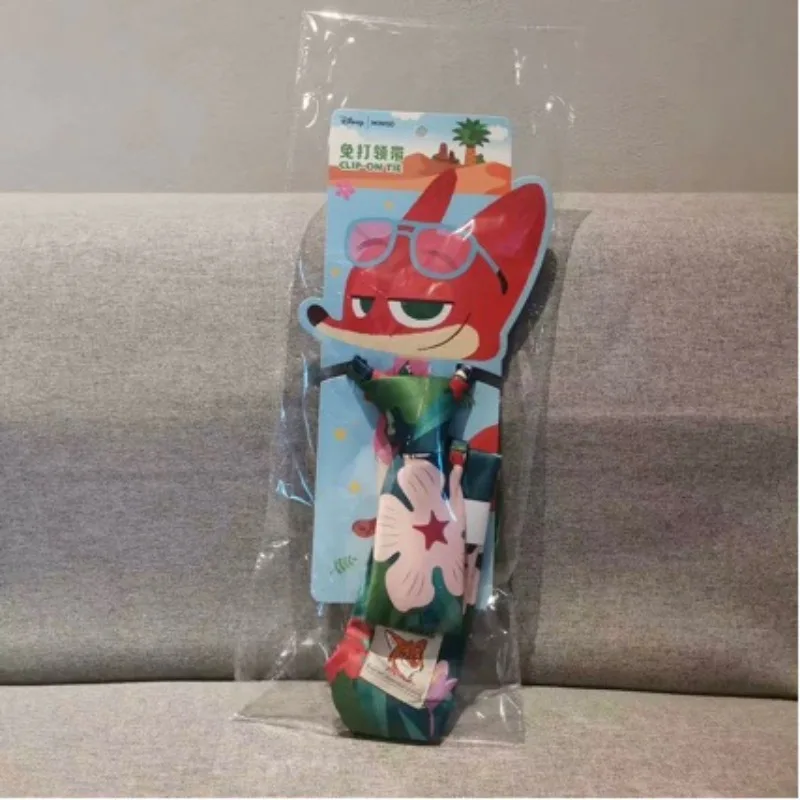 ديزني زوتوبيا نيك الحرة عقدة أنيمي كسول رابطة عنق موضة تأثيري ربطة العنق للجنسين تأثيري حلي الدعامة اكسسوارات الحفلات عادية