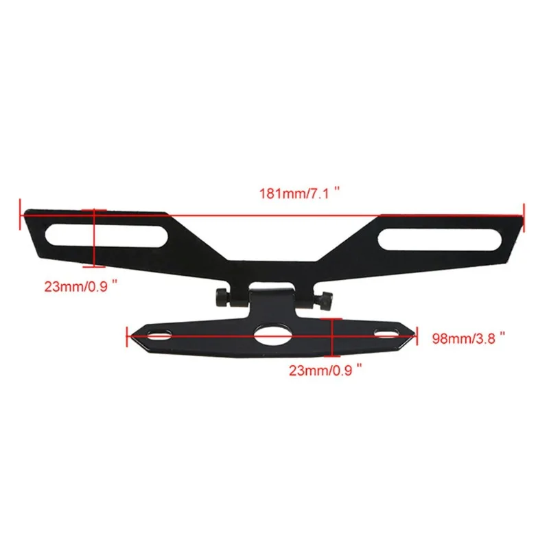 Motorbike Tail Light Licence Plate Bracket Tail Light Bracket for ATV Dirt Bike Fixed Folding Motorcycle Conversion Accessories