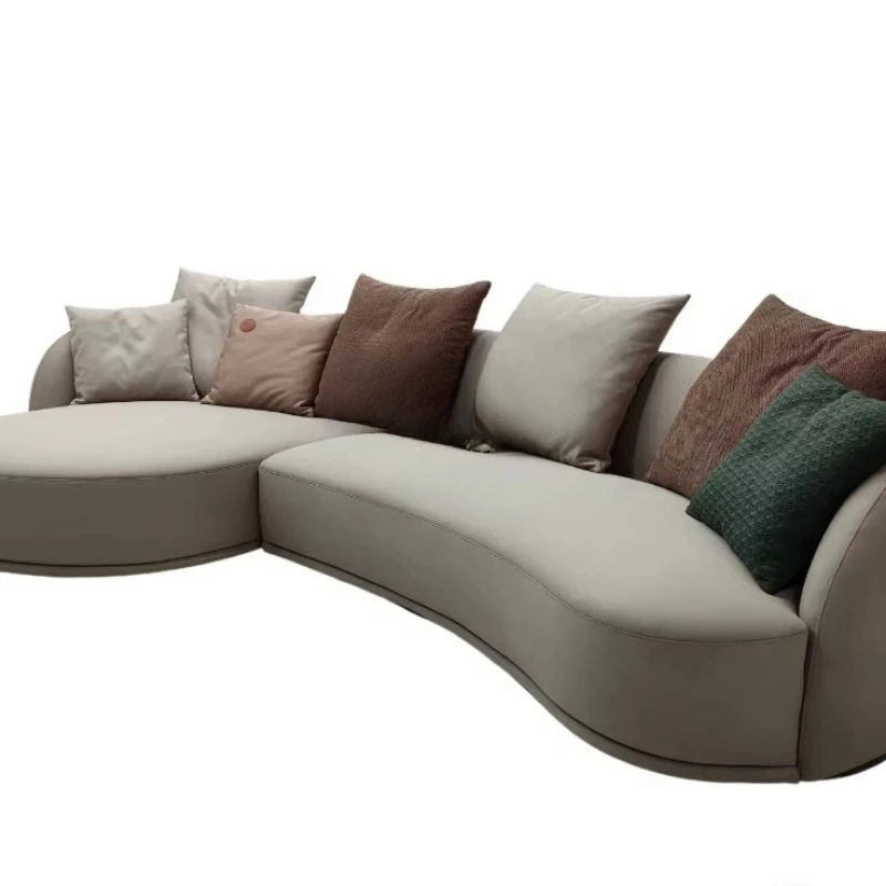 Light luxury country style Nordic simple single sofa small apartment living room modern design Teddy fleece cover sponge