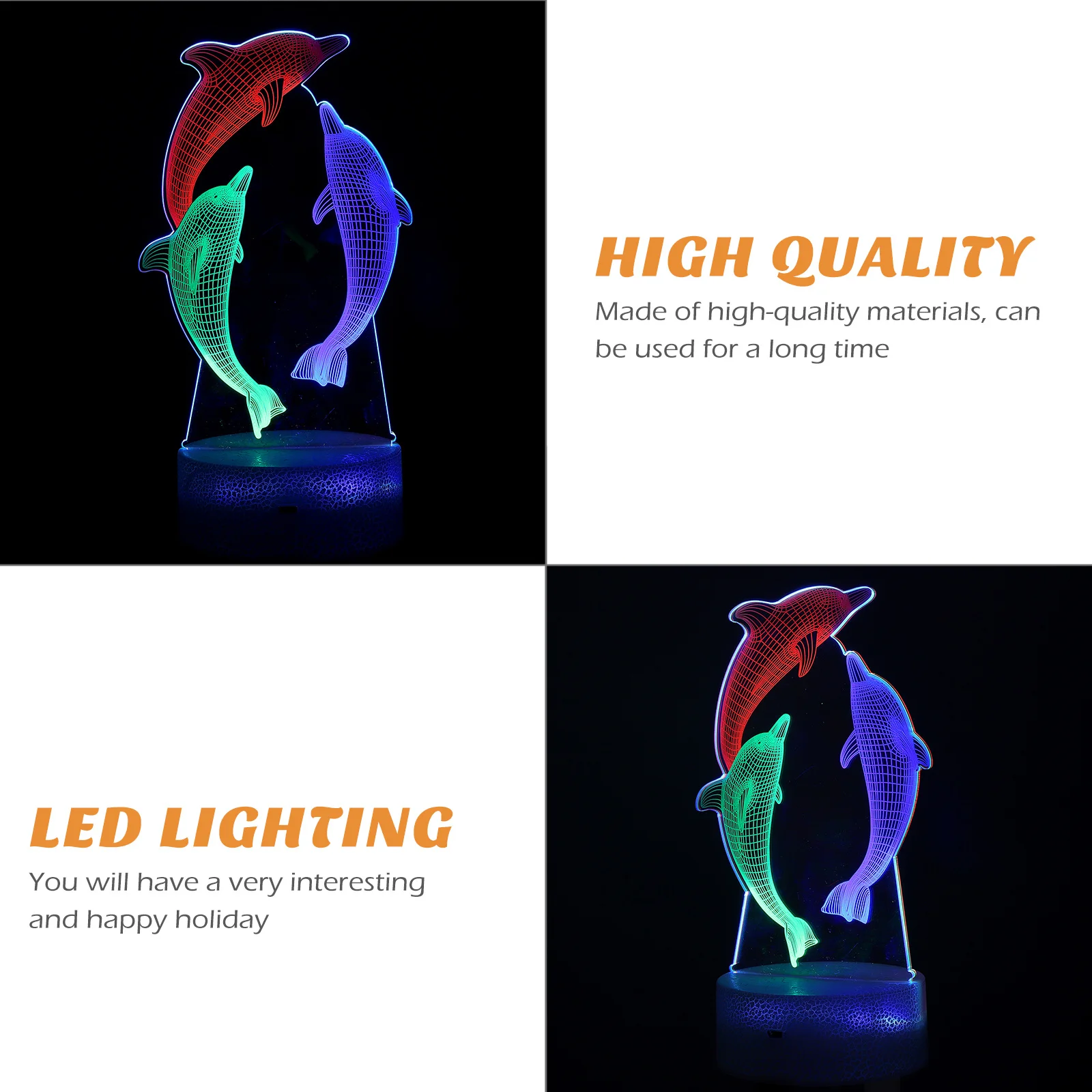 

3D Touch Night Lamp 3 Color Changing Led Bedside Light 3D Visual Night Light Usb Powered Acrylic Illusion Lamp For Bedroom Kids