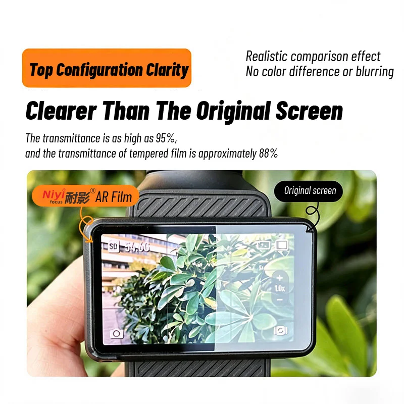 Tempered Glass Screen Protector for DJI Osmo Pocket 4 PRO Pocket 4 /3 HD Clear Anti Reflective AR Film Gimbal Camera Accessories