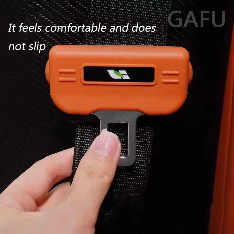 For LEADING IDEAL LiXiang L7 L8 L9 2023 Car seat belt buckle cover clip anti-collision protection safety belt fixed protection